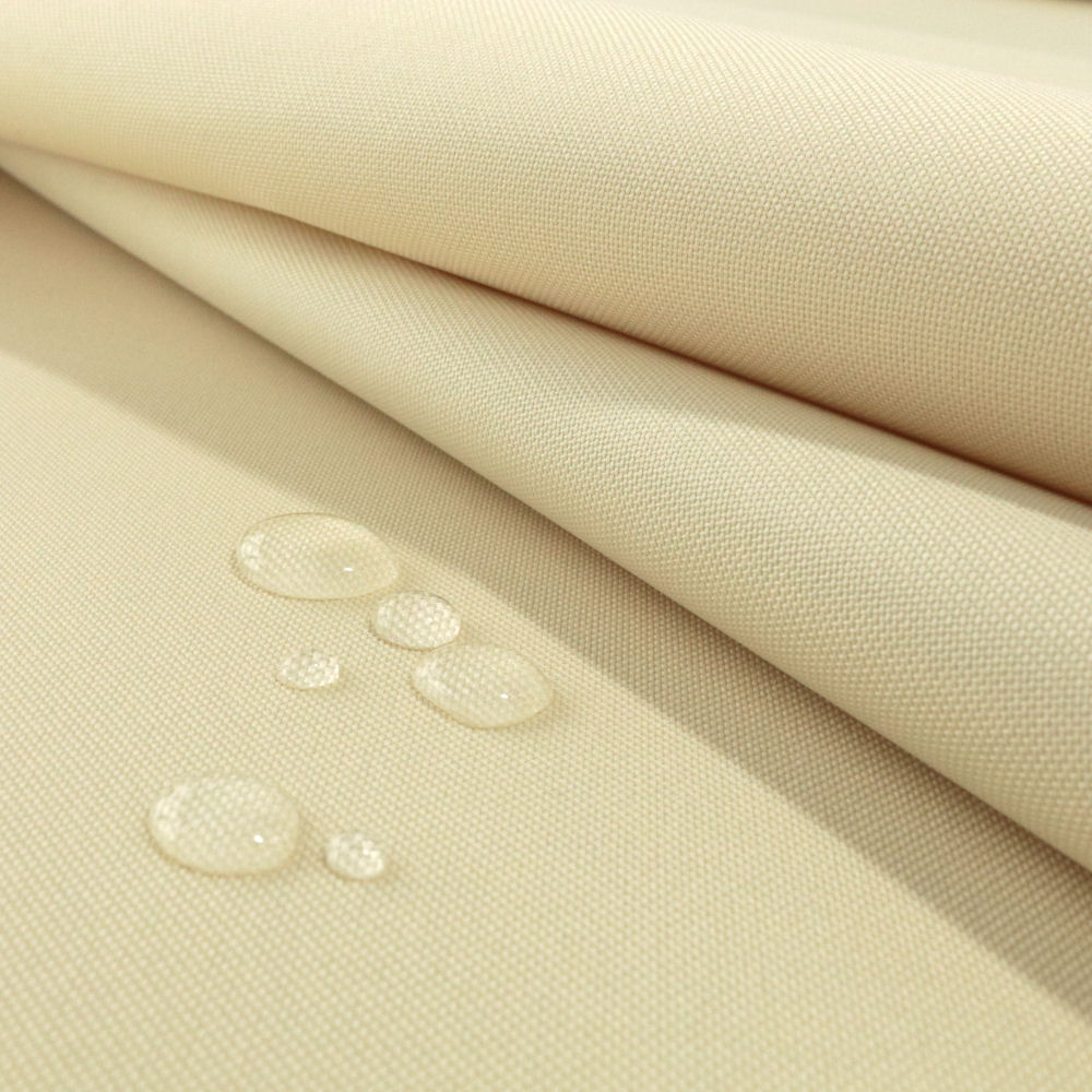 wasserdichter Nylon Stoff für Plane Schutzhülle Regenschutz Segeltuch Meterware - Beige 2. Wahl