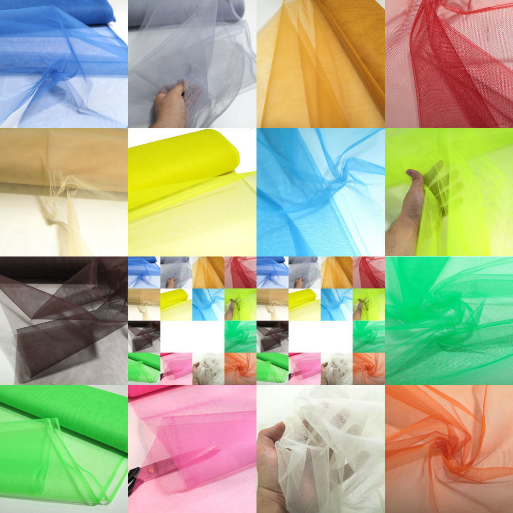 Tüllstoff Meterware 140cm breit für Gardine Vorhang Store Hochzeit Orange Tüllstoff Meterware 140cm breit für Gardine Vorhang Store Hochzeit Orange