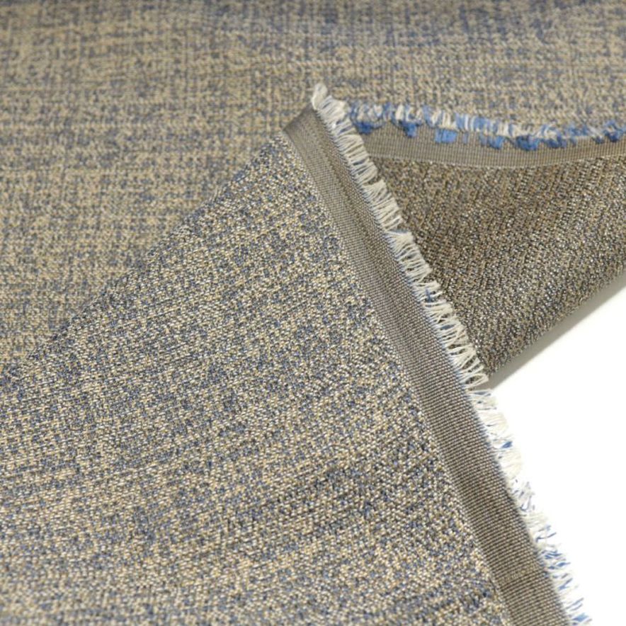 leichter Polsterstoff Bezugsstoff Dekostoff Gardinenstoff Meterware - blau taupe leichter Polsterstoff Bezugsstoff Dekostoff Gardinenstoff Meterware - blau taupe