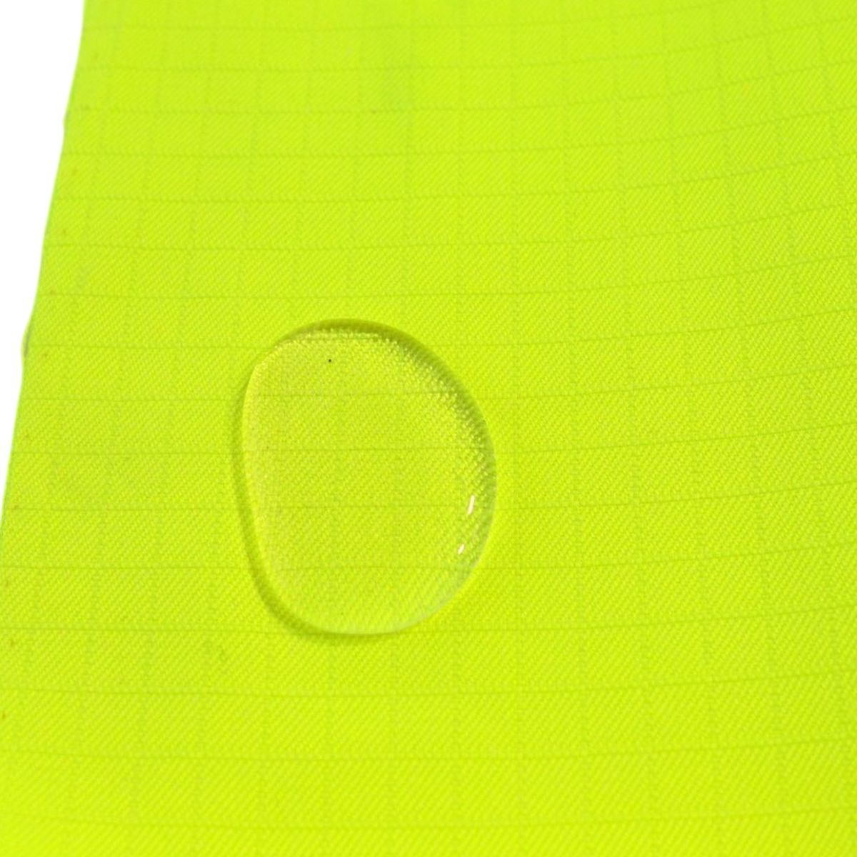 Wasserdichter Ripstop Outdoor Stoff für Regenjacken Plane Warnweste Bezug Tasche- neon gelb
