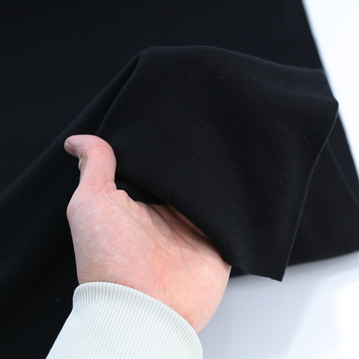 Weicher Bündchenstoff  Bekleidungsstoff Wollanteil für Winter Meterware Weicher Bündchenstoff  Bekleidungsstoff Wollanteil für Winter Meterware