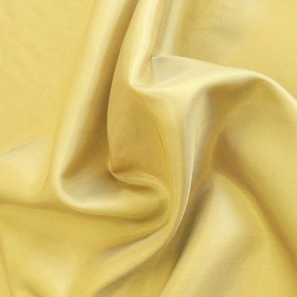 gold Futterstoff Futtertaftf 100% VISKOSE edler Taft mit Glanz Meterware