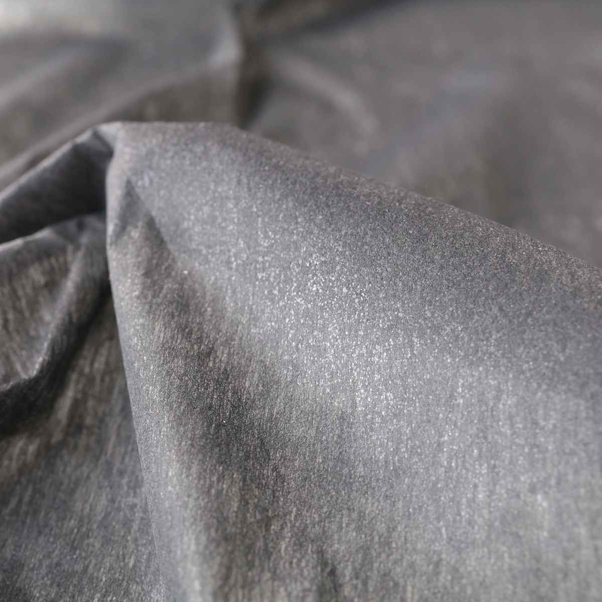 Grau Bügeleinlagen-Stoff mit Kleber Vlies-Stoff 90cm breit