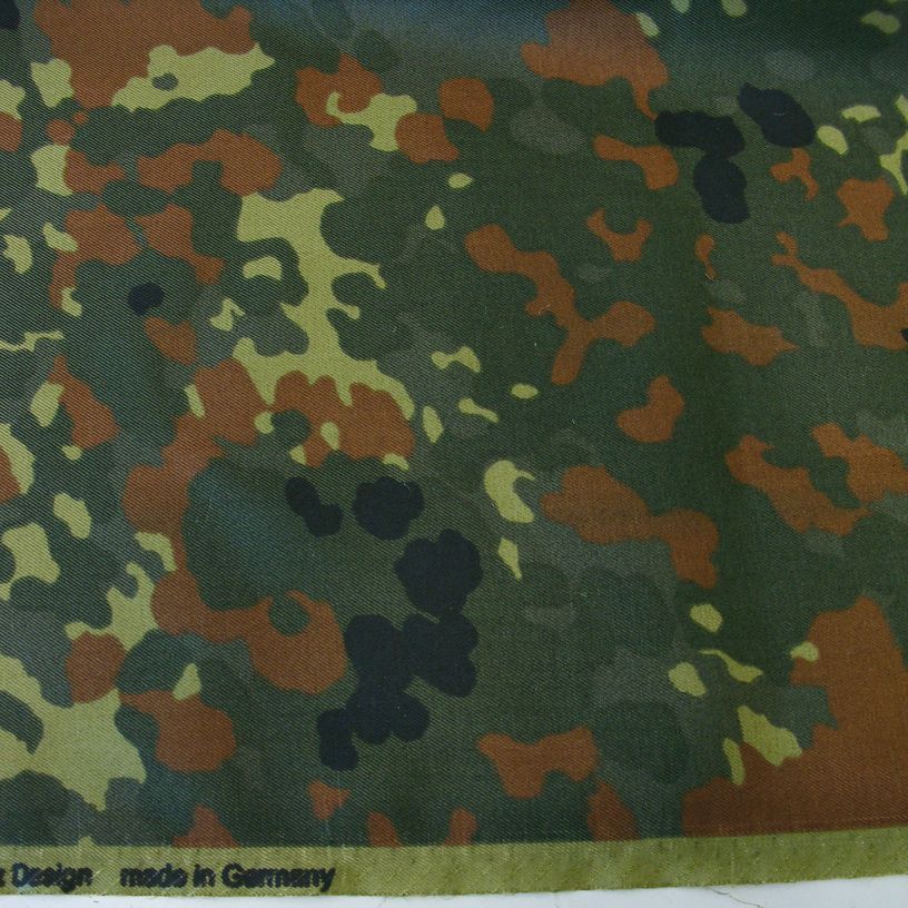 leichter Bundeswehr Camouflage Stoff Flecktarn Popeline Meterware leichter Bundeswehr Camouflage Stoff Flecktarn Popeline Meterware