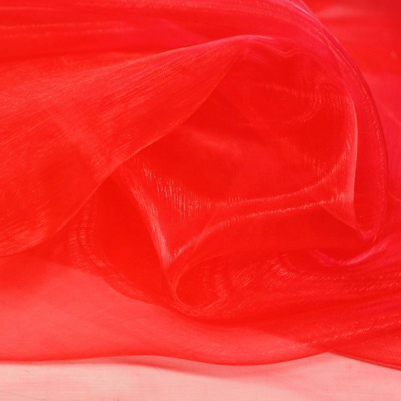 Organza Stoff in Rot