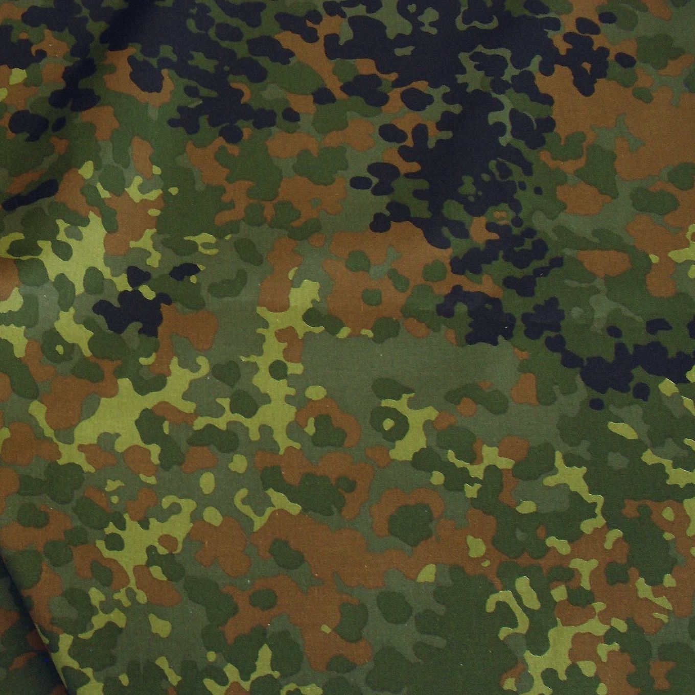 Bundeswehr Camouflage Stoff leichter Flecktarn Meterware