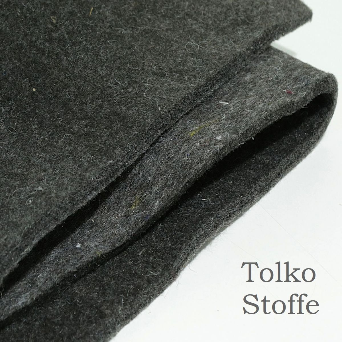 100x150cm Bastelfilz Filzstoff 10mm dick Dämmstoff Polsterstoff Filzmatte Untersetzer - grau meliert