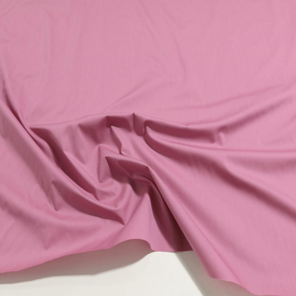 Stretch Sommer Popeline Baumwollstoff Bluse Rockstoff Dekostoff Meterware Rosa