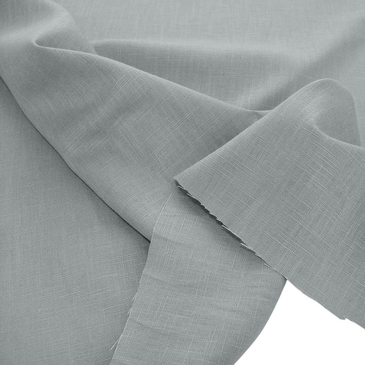 weiches Leinen für Kleid Rock Hose Jacke vorgewaschener Leinenstoff Meterware - hell grau weiches Leinen für Kleid Rock Hose Jacke vorgewaschener Leinenstoff Meterware - hell grau