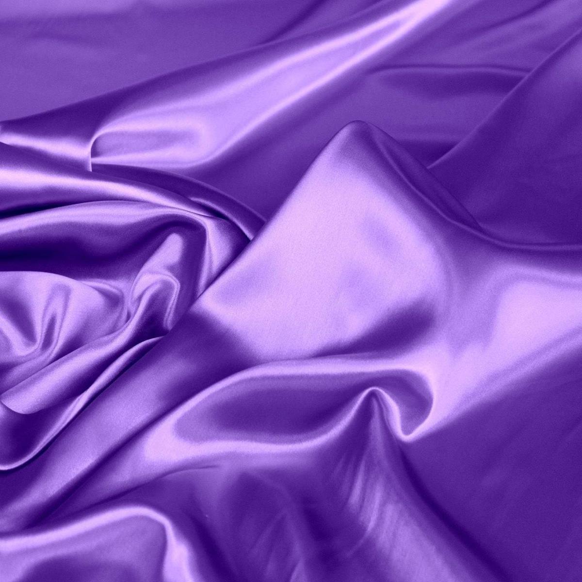 Glanz Satin Stoff Meterware als Gardinenstoff Kleiderstoff - Lila Glanz Satin Stoff Meterware als Gardinenstoff Kleiderstoff - Lila