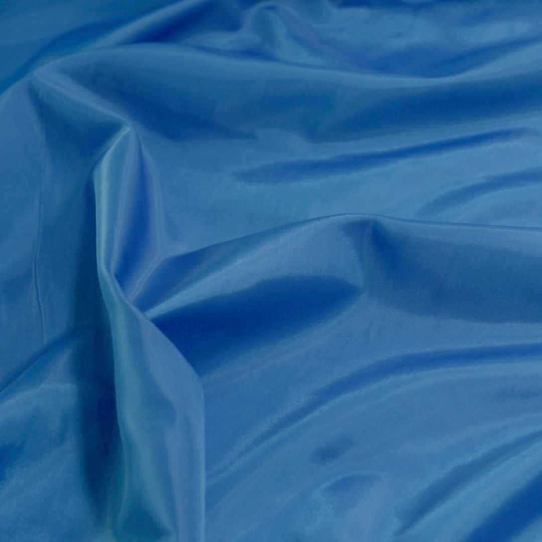 Futterstoff in Blau