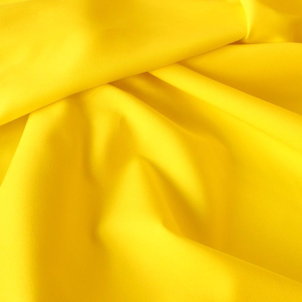 weicher universal Mode- und Dekostoff in gelb