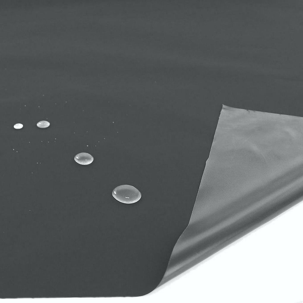 wasserdichte Popeline leichter Outdoor-Stoff für Regen-Jacke Plane Regenschutz  - antharzit
