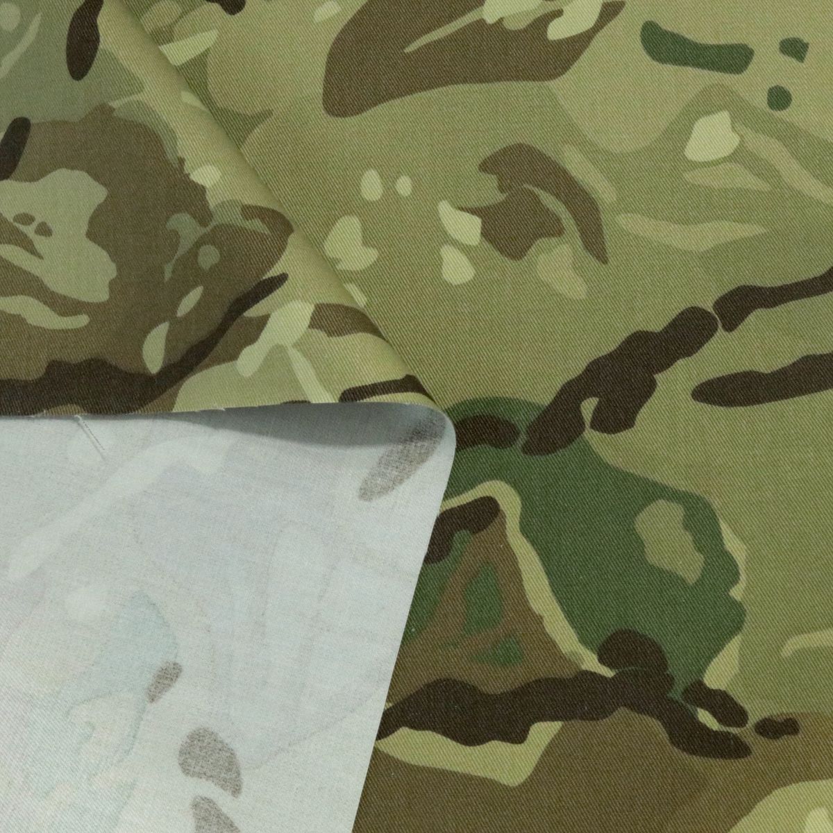 flammenresistenter Camouflage Stoff Armee MTP Flecktarn für Jacke Hose Baumwollstoff