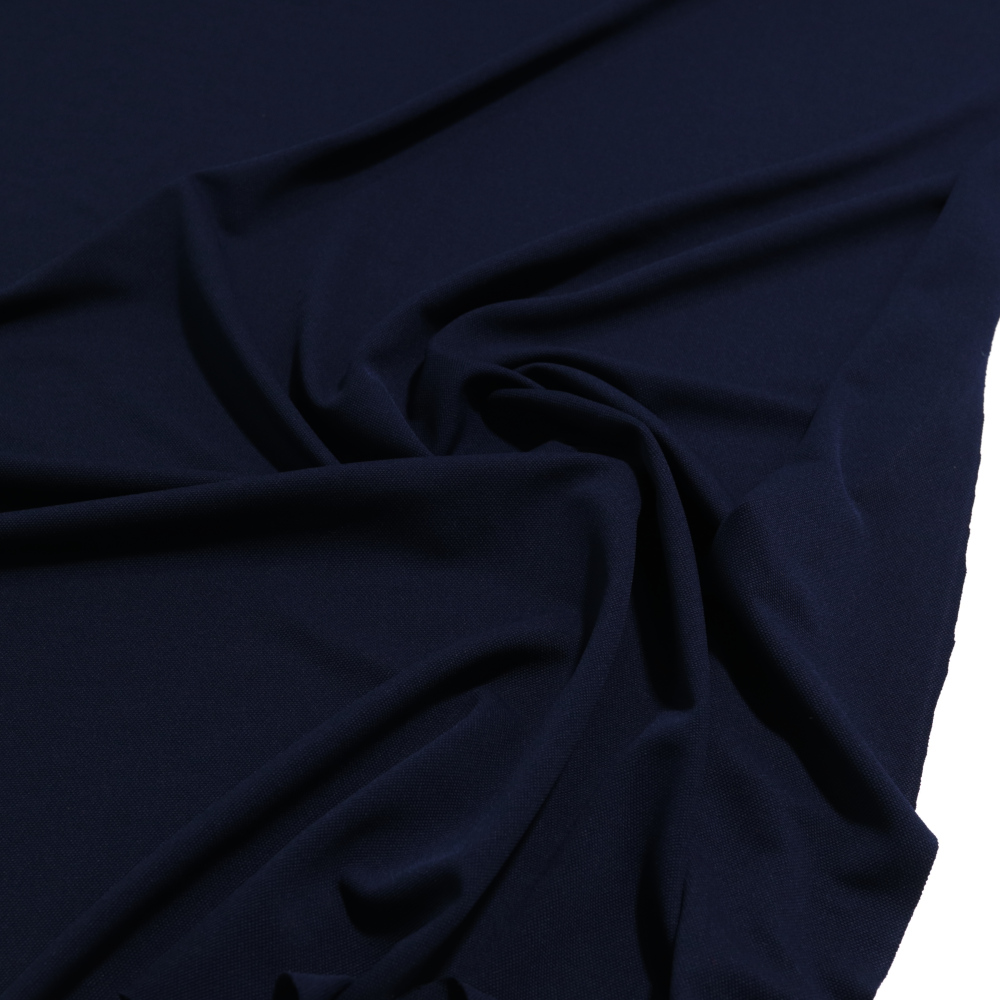 Jersey Stoff Meterware Blau Weicher Elastische Jerseykleid  in 165cm Breite