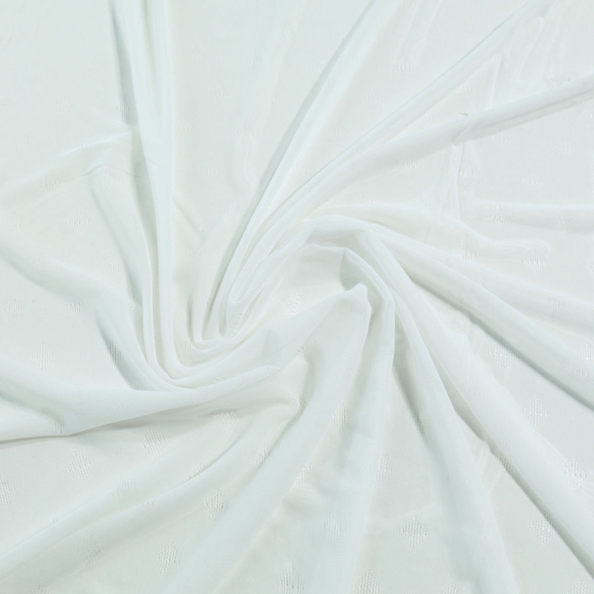 Butterweicher Dessous Netz-Stoff Super Stretch Unterwäsche für weiß Meterware