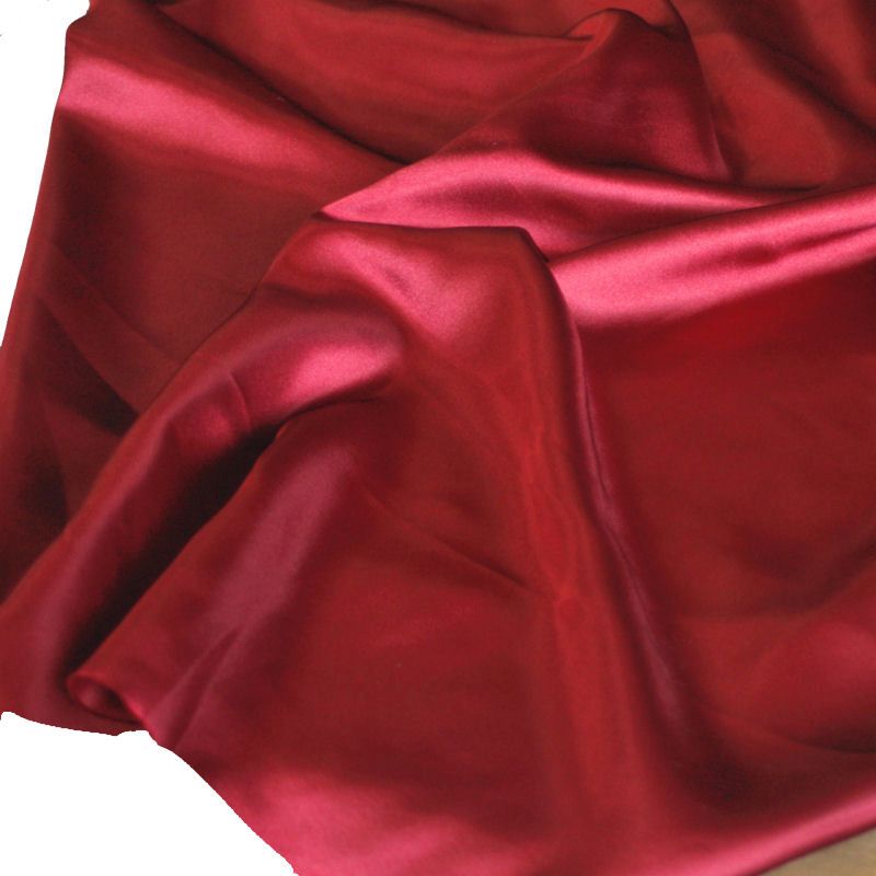 popup_images/shop_satin_bordeaux_100140.jpg Glanz Satin Stoff Meterware als Gardinenstoff Kleiderstoff - Bordeaux