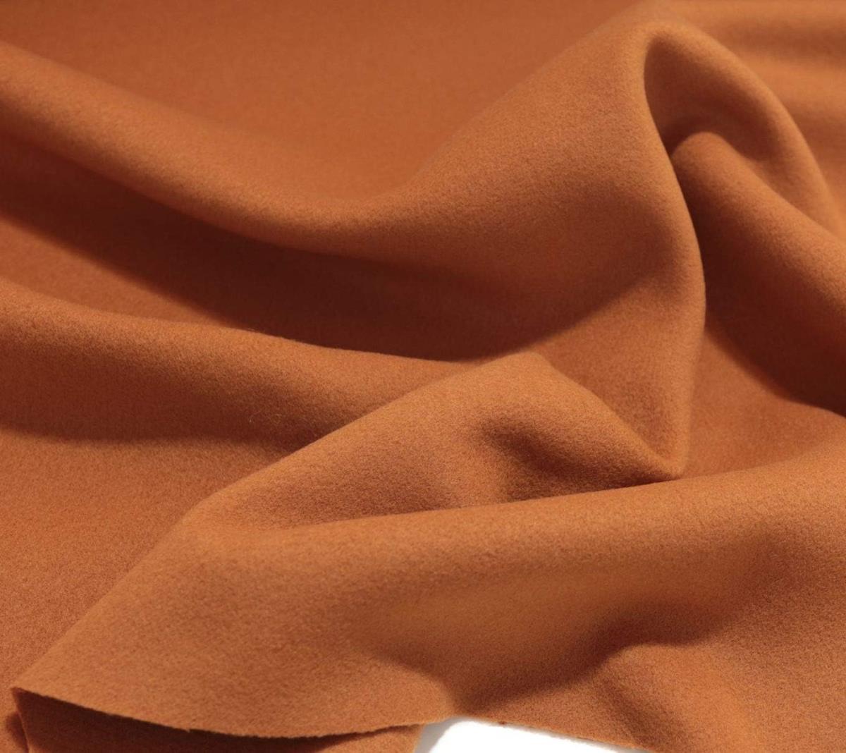 dicker warmer Winter Wollstoff für Mantel Jacke Decke - terracotta Wolltuch Meterware dicker warmer Winter Wollstoff für Mantel Jacke Decke - terracotta Wolltuch Meterware