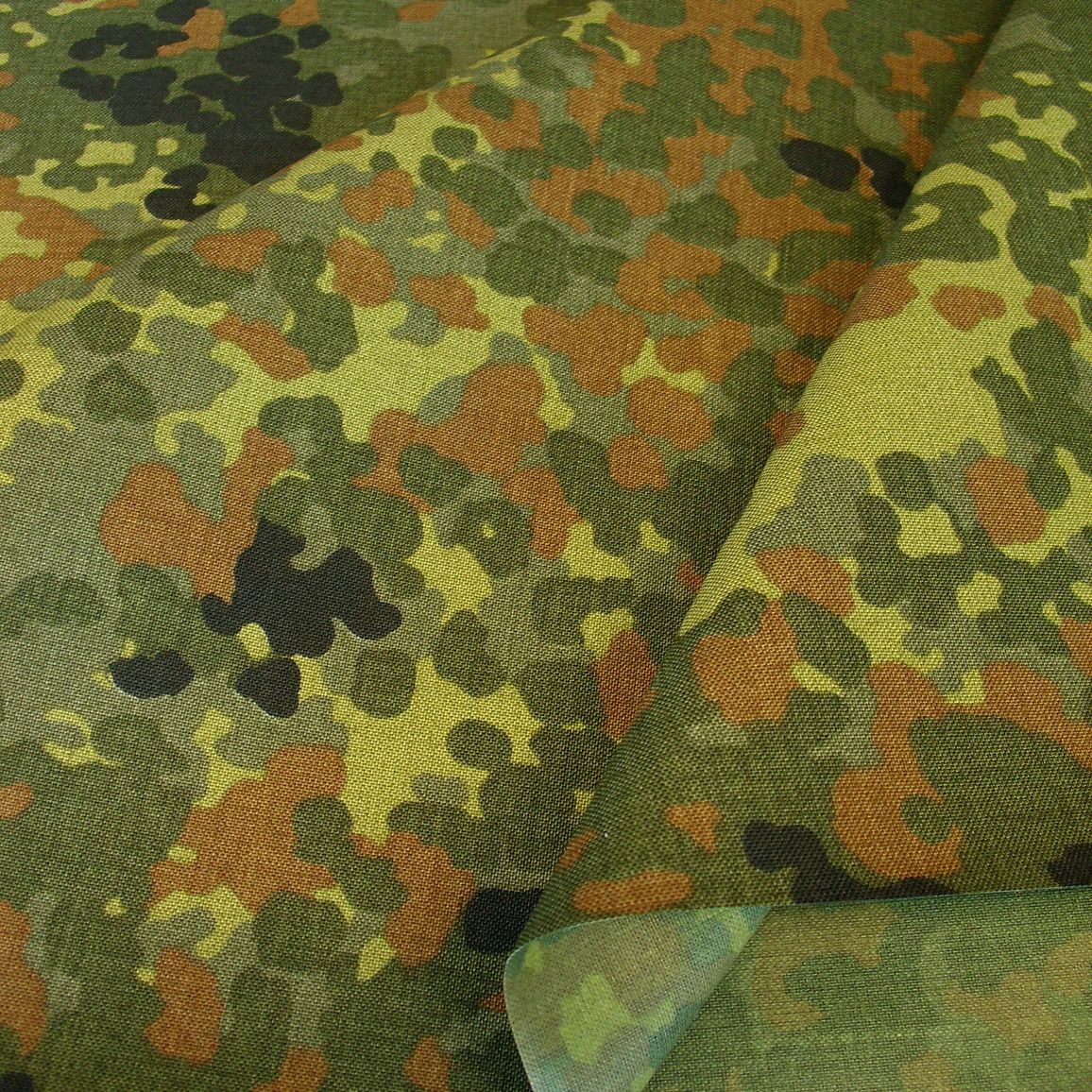 Bundeswehr Camouflage extrem reißfest - wasserdicht Meterware Cordura Tarn-Stoff