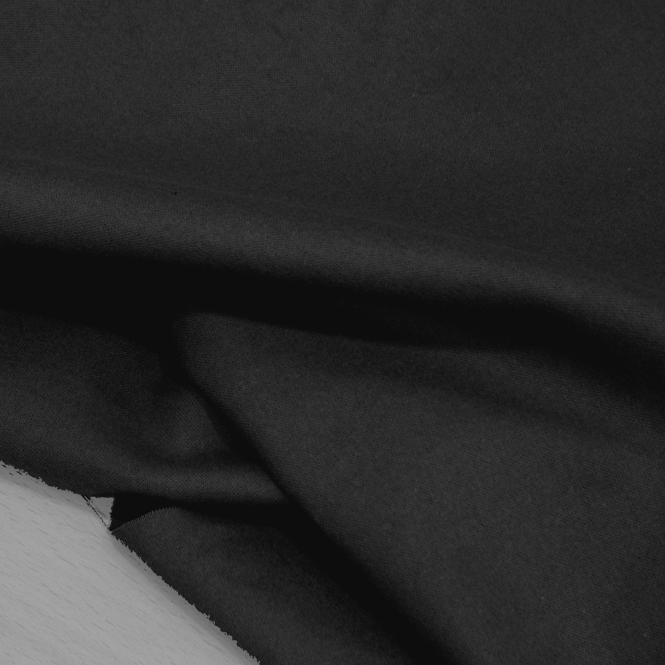 popup_images/Molton_schwarz-185367.jpg schwarzer Dekomolton 300cm breit blickdichter Baumwollstoff Gardine Vorhang Deko