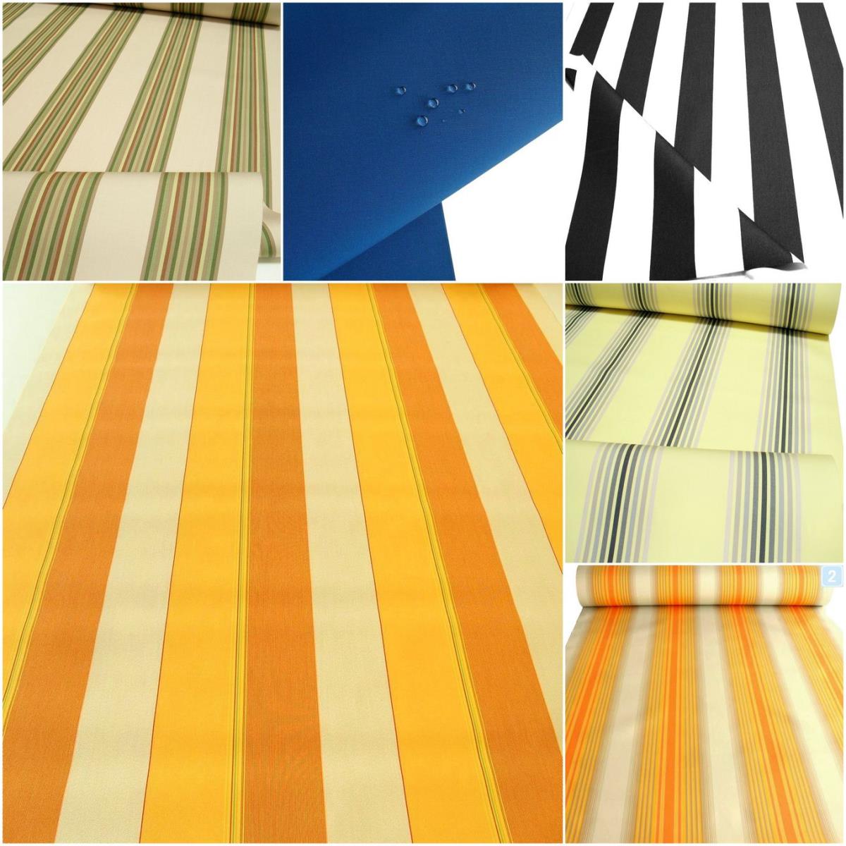 Markisenstoffe Meterware Wasserdicht UV beständig - beige orange terra Markisenstoffe Meterware Wasserdicht UV beständig - beige orange terra