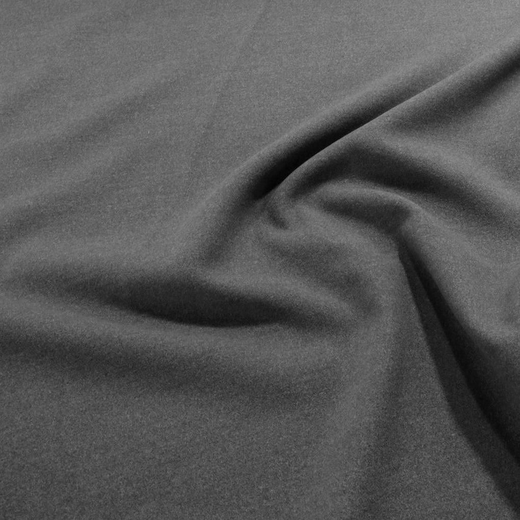 dicker Molton für Vorhänge Gardine Dekostoff Moltonstoff Meterware - dunkel grau dicker Molton für Vorhänge Gardine Dekostoff Moltonstoff Meterware - dunkel grau