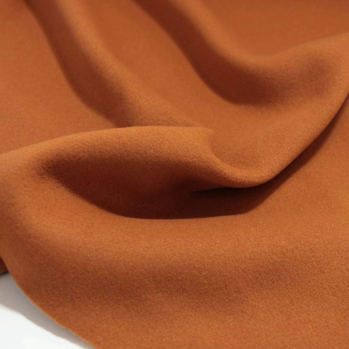 dicker warmer Winter Wollstoff für Mantel Jacke Decke - terracotta Wolltuch Meterware dicker warmer Winter Wollstoff für Mantel Jacke Decke - terracotta Wolltuch Meterware
