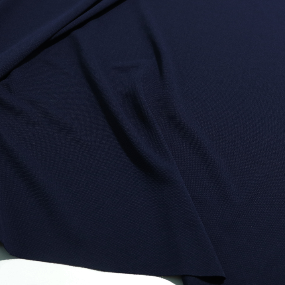 Jersey Stoff Meterware Blau Weicher Elastische Jerseykleid  in 165cm Breite