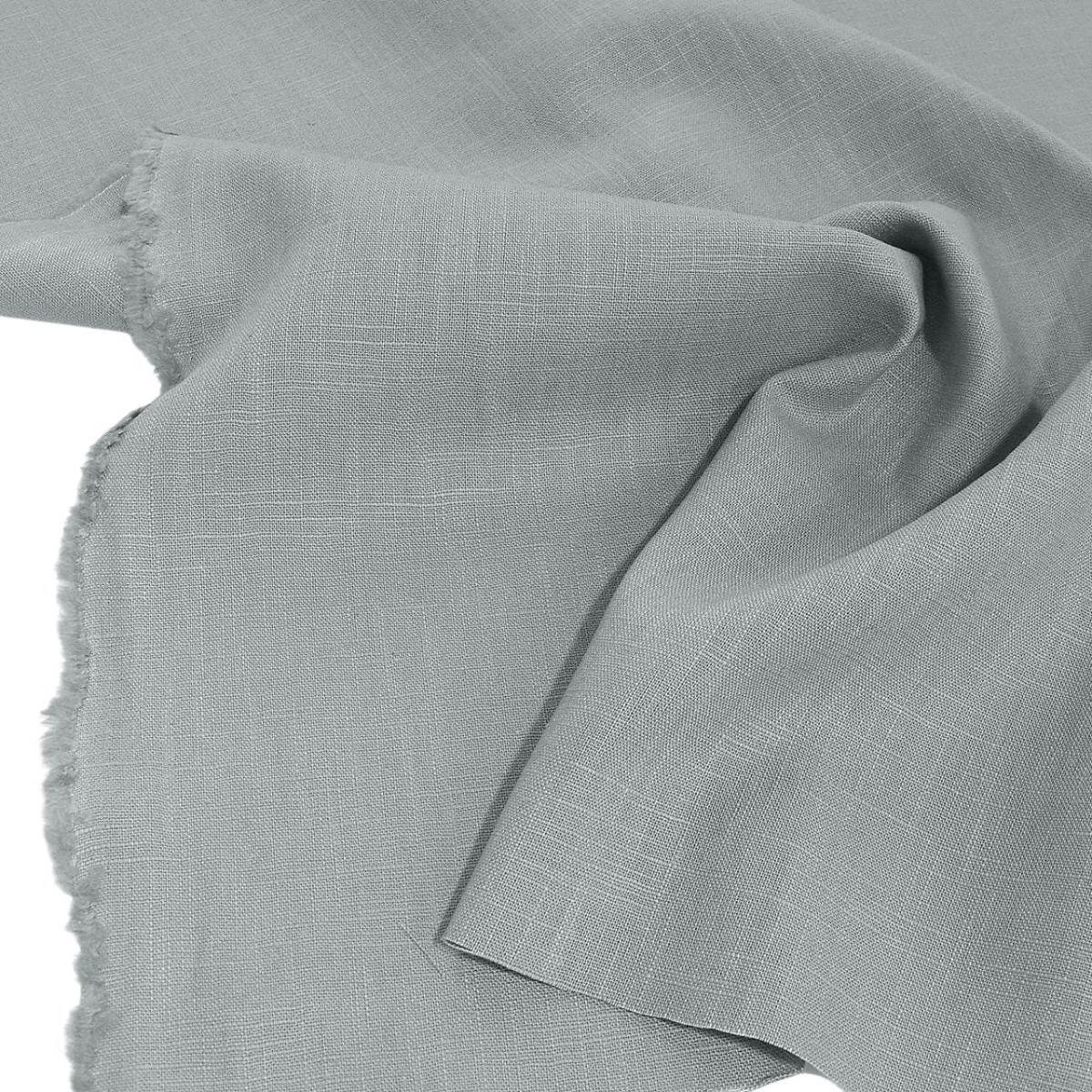 weiches Leinen für Kleid Rock Hose Jacke vorgewaschener Leinenstoff Meterware - hell grau weiches Leinen für Kleid Rock Hose Jacke vorgewaschener Leinenstoff Meterware - hell grau