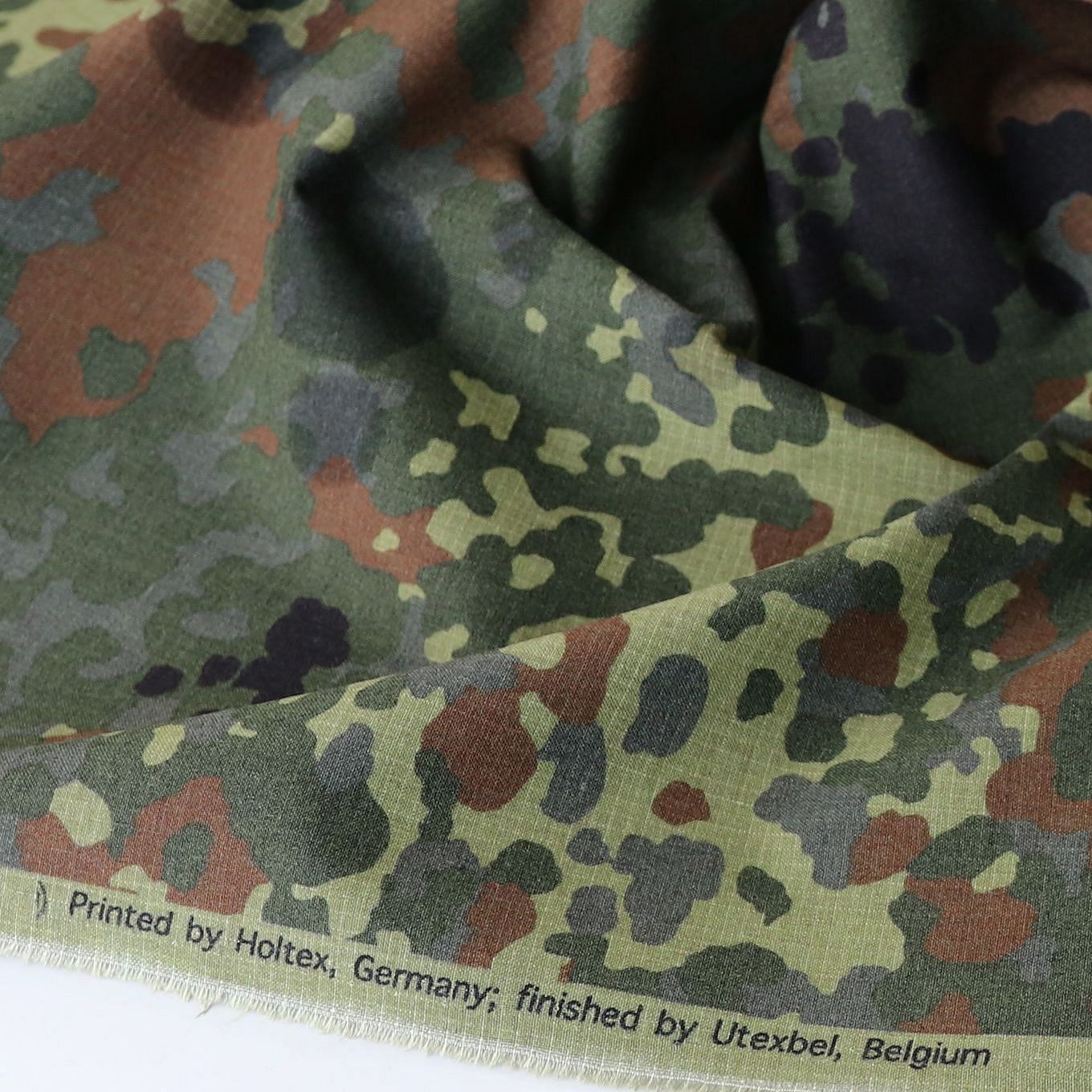 hitzebeständiger Bundeswehr Camouflage robuster Baumwoll-Stoff Armee Tarnstoff