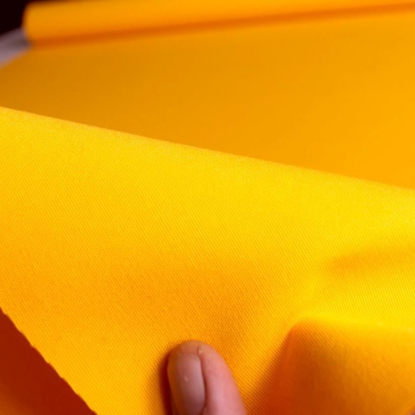 mittelschwerer Baumwoll-Canvas in  gelb