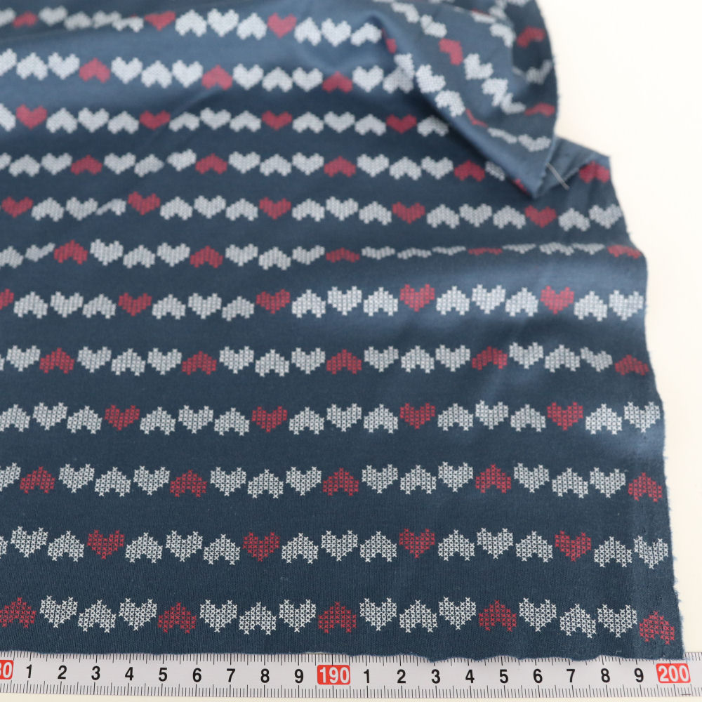 Dkl Blau Jersey Bekleidungs Stoff Samtweicher Baumwollstoff Designer Meterware