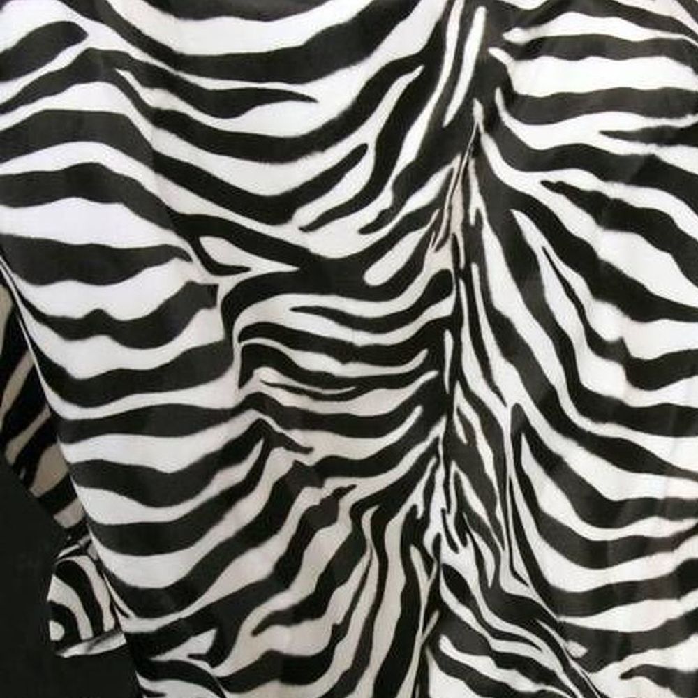 robustes Kunstfell für Polster, Bezug und Bekleidung - Zebra