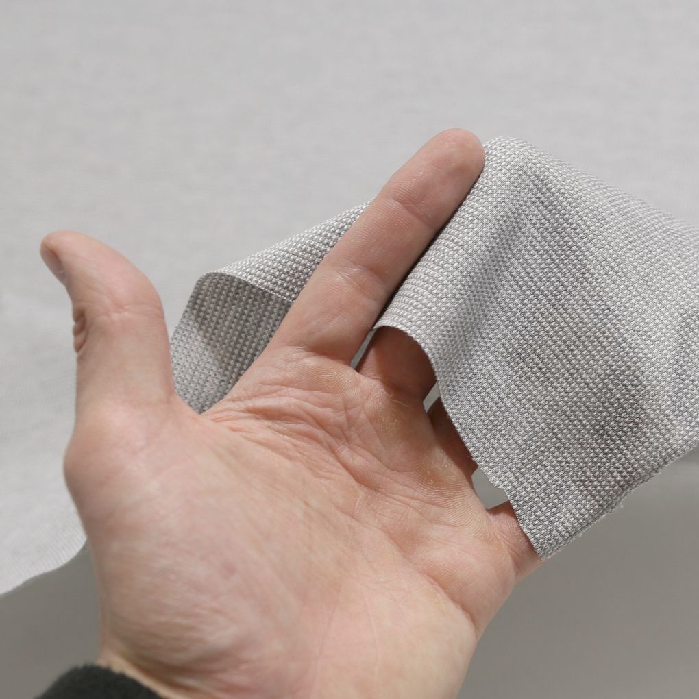Baumwoll-Jersey weicher Bekleidungsstoff für Hose Kleid Rock Meterware - Hell Grau