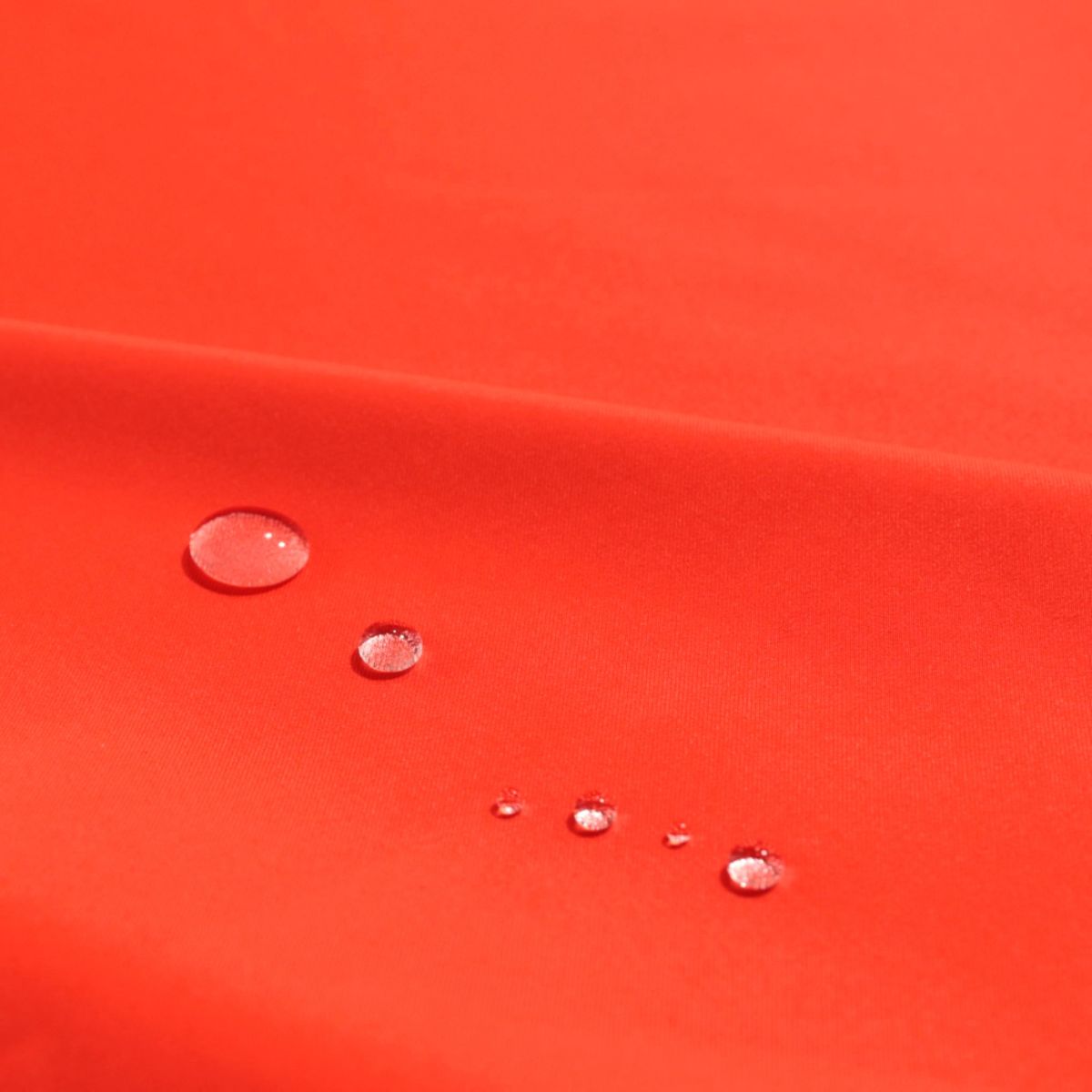 Outdoor Softshell-Stoff mit Fleece Rückseite wasserdicht atmungsaktiv in Leucht  Rot