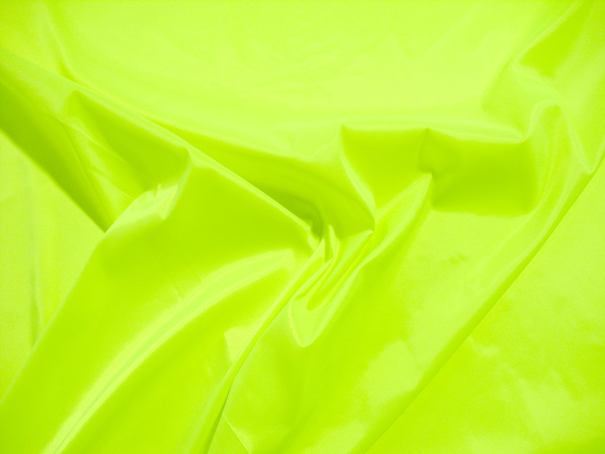 elastischer Futterstoff leichte Dekostoff Meterware in neon gelb