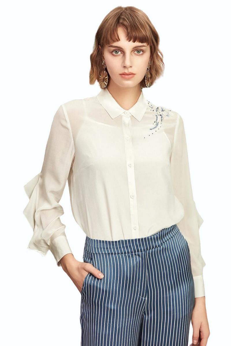 edler Chiffon in creme edler Chiffon in creme