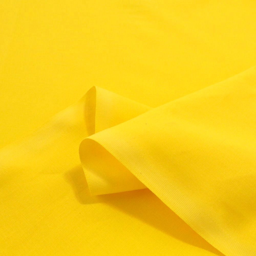 ÖkoTex Baumwollstoff Meterware - weicher Popeline Stoff in gelb