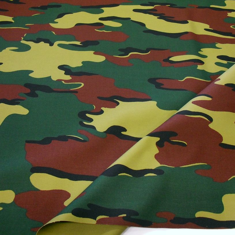 (Muster) Belgien Camouflage Stoff