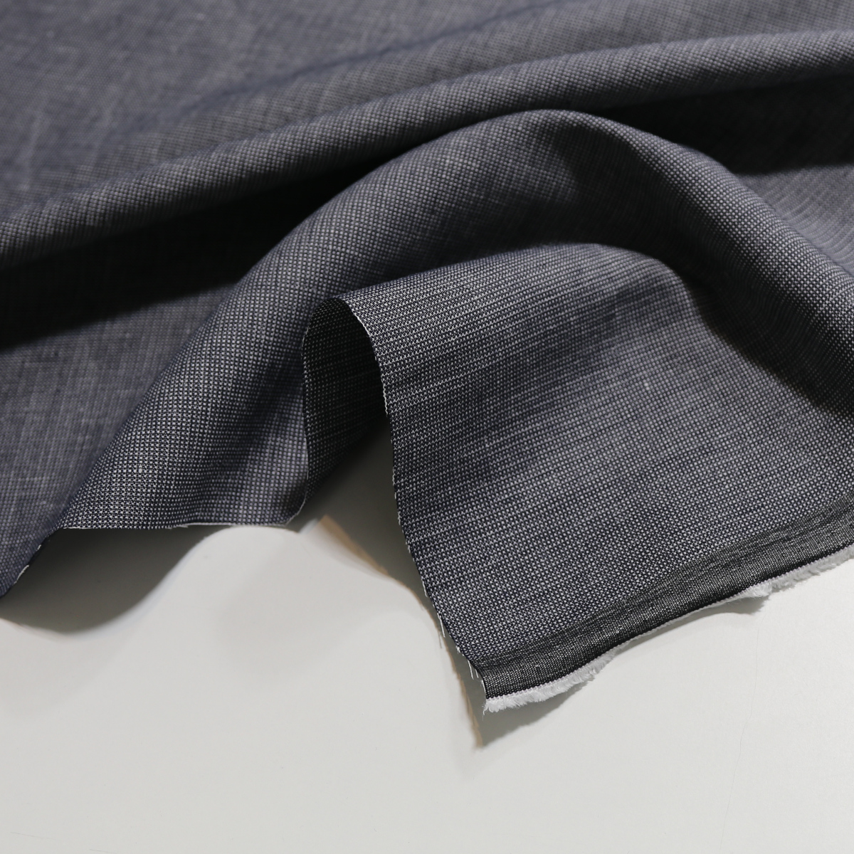 Hosenstoff Rockware Bekleidungsstoff aus Baumwolle für Bekleidung grau Meterware