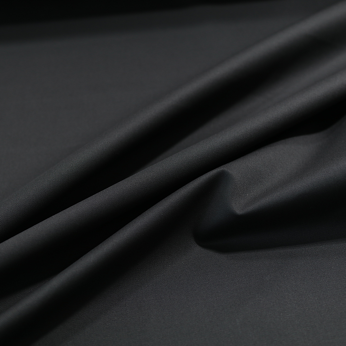robustes Baumwollmischgewebe für Hose Jacke Rock Vorhang Dekostoff  Meterware -  Schwarz