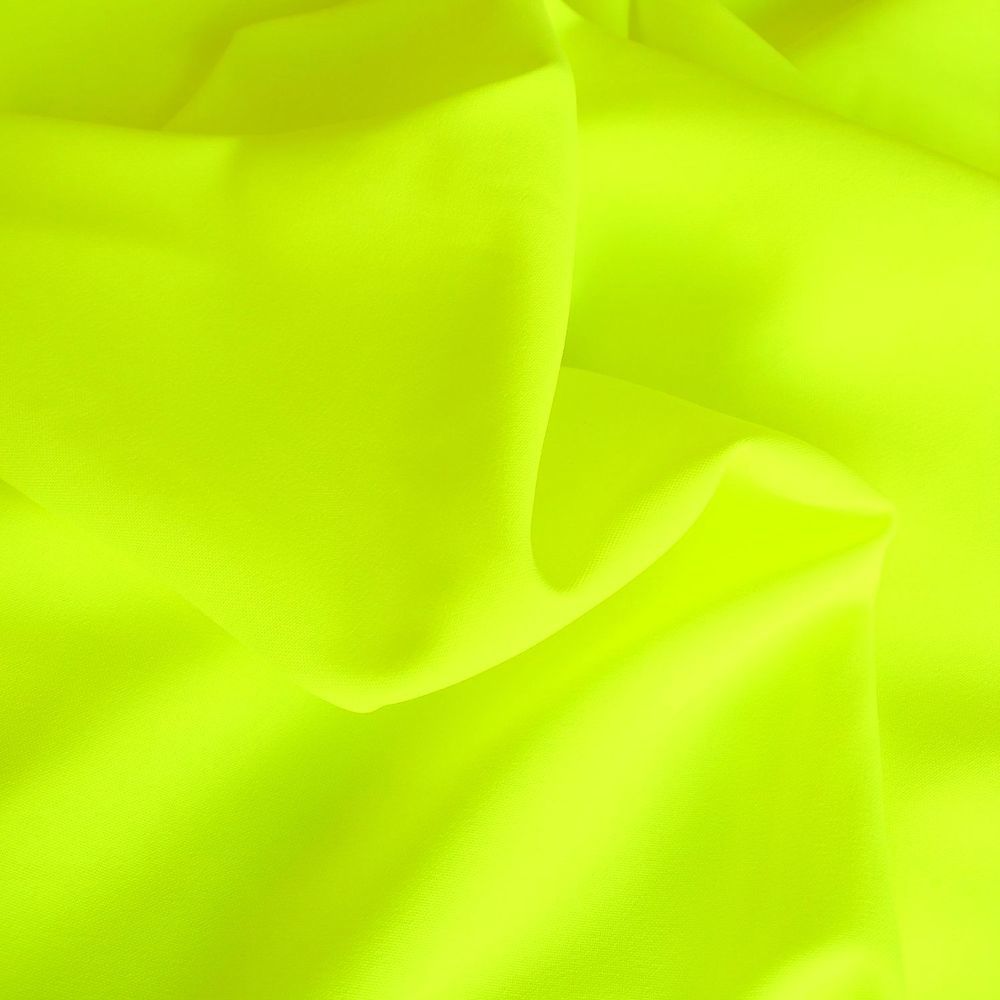 weicher universal Mode- und Dekostoff in neon gelb