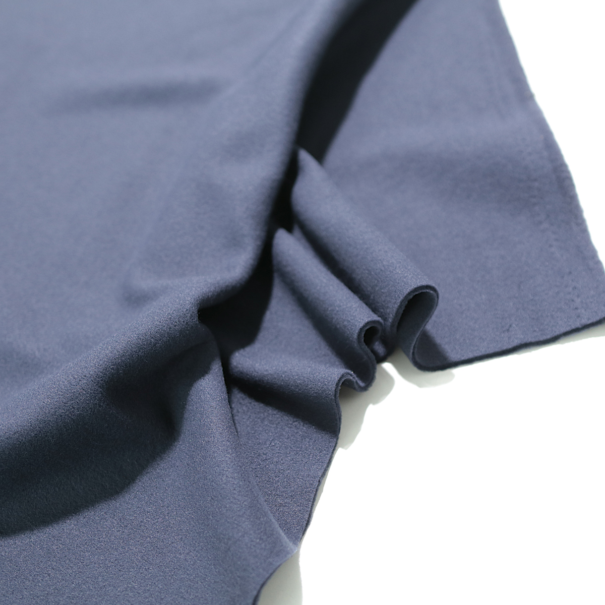 Fleece-Stoff Winterstoff Funktionsbekleidung weiche Meterware Marine Blau