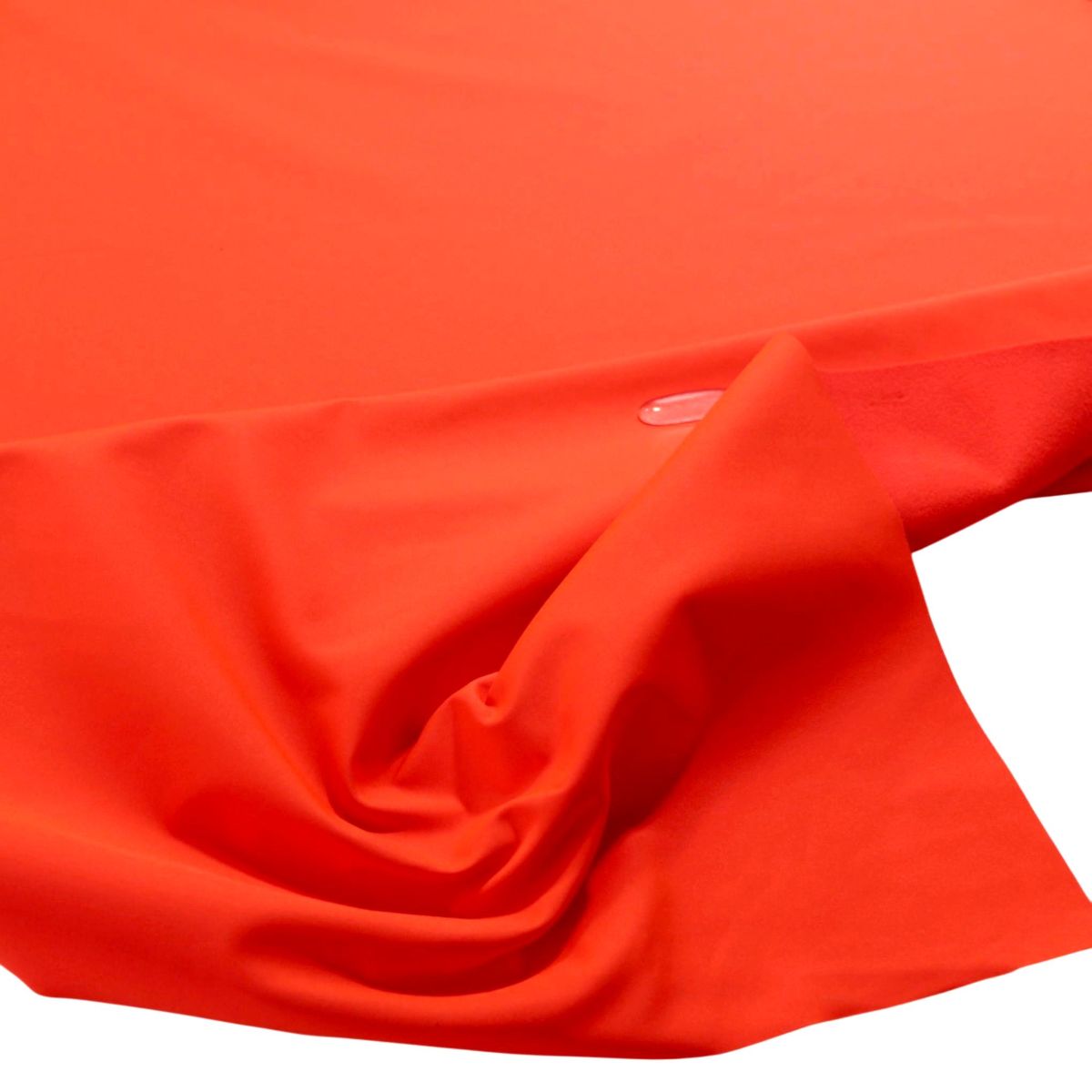 Outdoor Softshell-Stoff mit Fleece Rückseite wasserdicht atmungsaktiv in Leucht  Rot