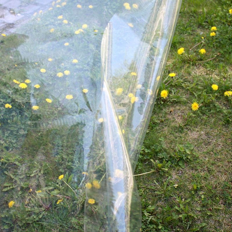 Klarsichtfolie transparent 0,3mm dick Meterware PVC Folie