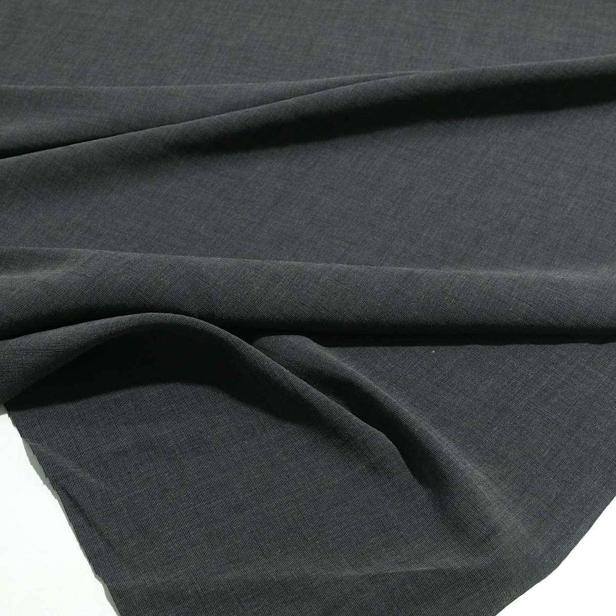 Sommer Baumwollstoff leichter Baumwollstoff in Anthrazit in Leinen optiik Meterware Sommer Baumwollstoff leichter Baumwollstoff in Anthrazit in Leinen optiik Meterware