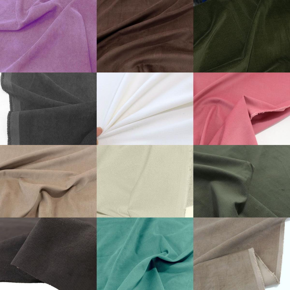 Fein Cord weicher Baumwollstoff Hose Jacke Hemd Cordstoff Meterware