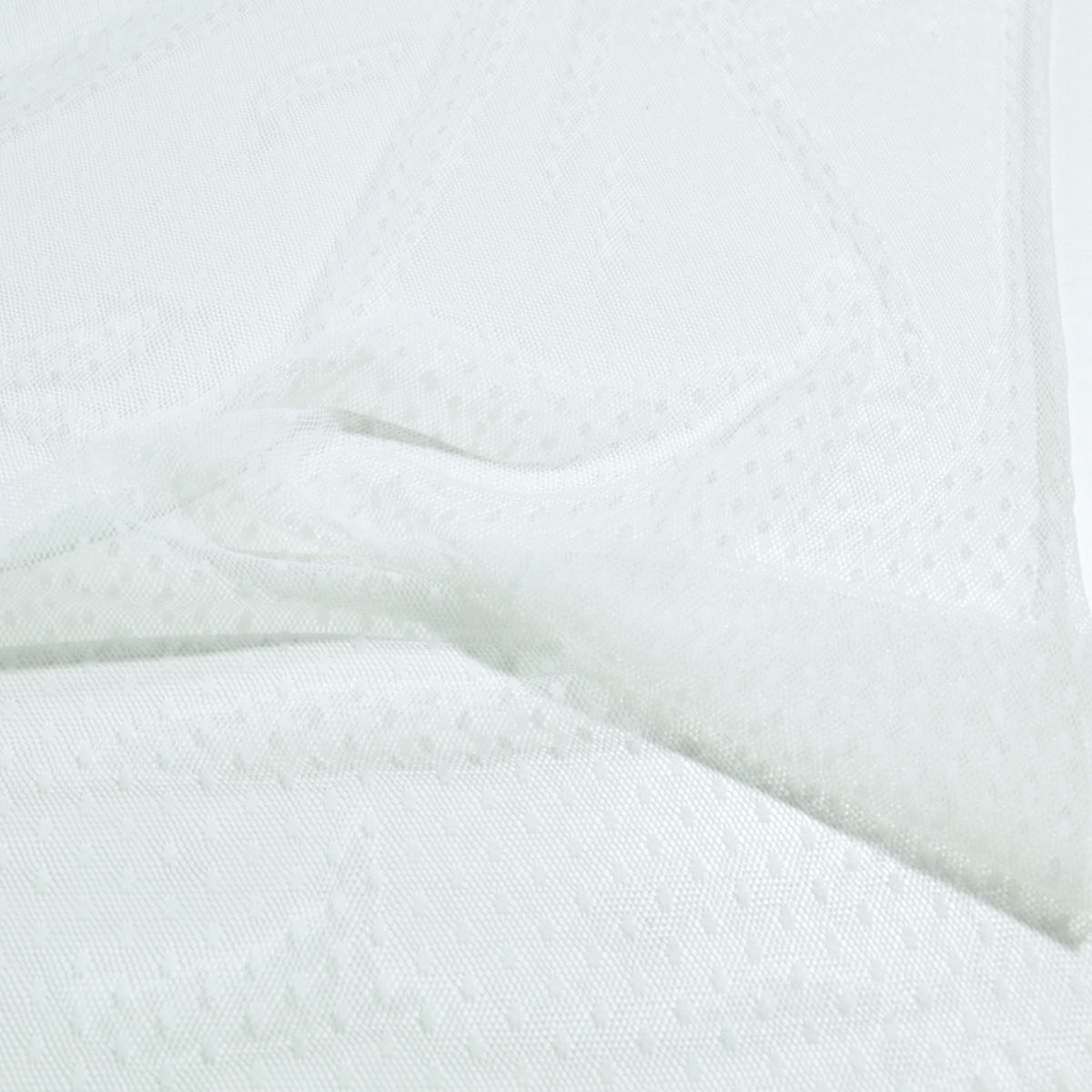 Butterweicher Dessous Netz-Stoff Super Stretch Unterwäsche für weiß Meterware