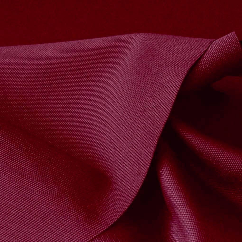 mittelschwerer Baumwoll-Canvas in dunkel rot
