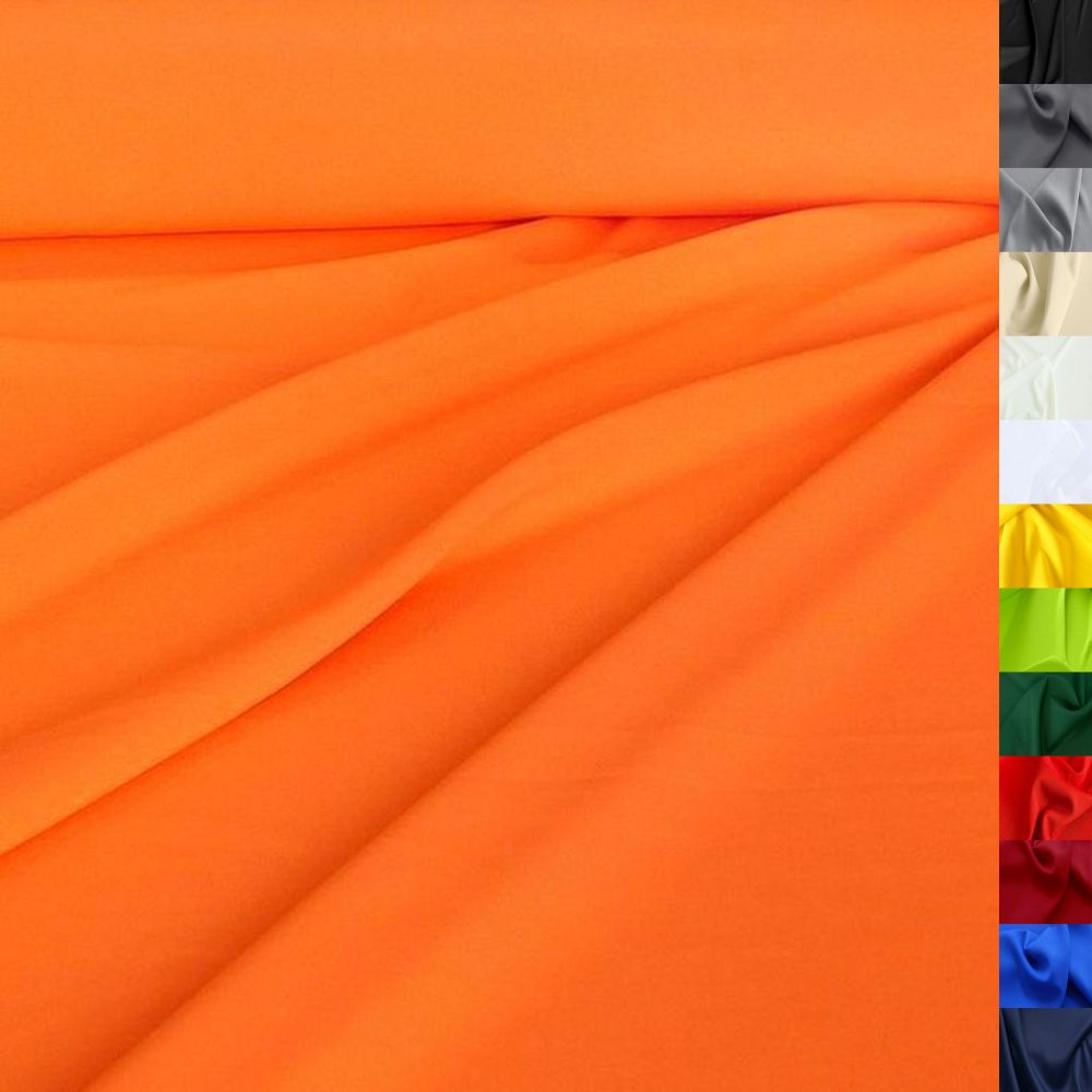 weicher universal Mode- und Dekostoff in neon orange weicher universal Mode- und Dekostoff in neon orange